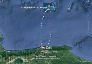 Posso me conectar direto a Los Roques, logo da minha chegada?